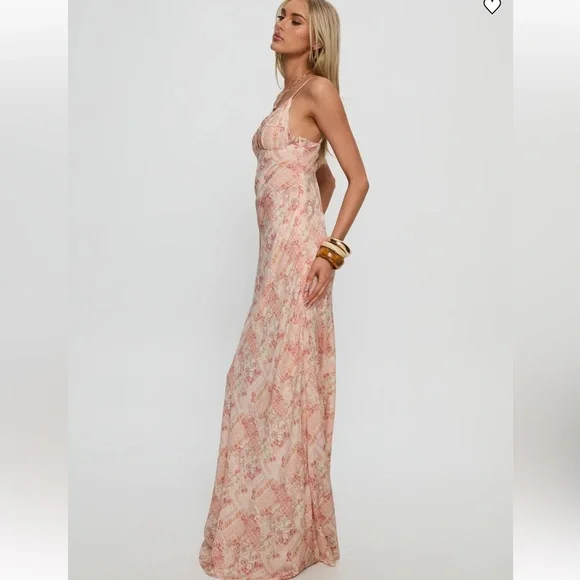 Princess Polly Magnolias Splice Maxi Dress Vintage - Picture 4 of 6